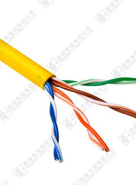 胜牌六类FTP铝箔单屏蔽0.58无氧铜网线CAT超6类千兆网络线305