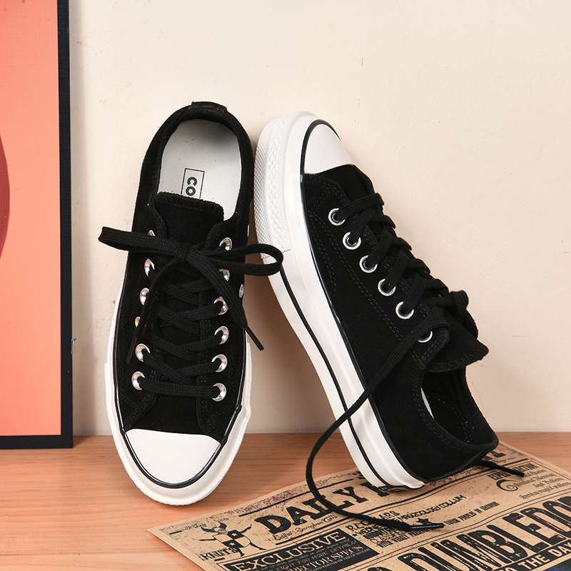 百搭舒适透气板鞋休闲鞋保暖麂皮