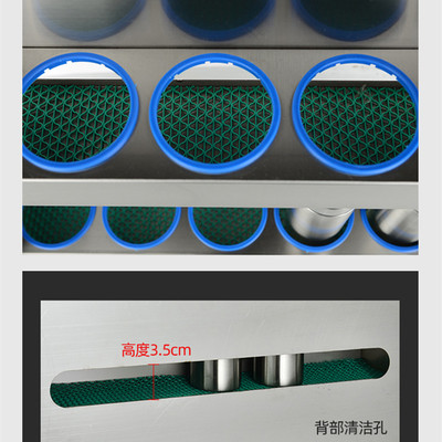 304壁挂不锈钢员工水杯置物架存放子架办公学生保温杯架收纳茶杯