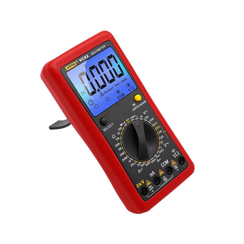 深圳滨江VC92数字万用表测相间电压测电压2KV交直流高压2000V