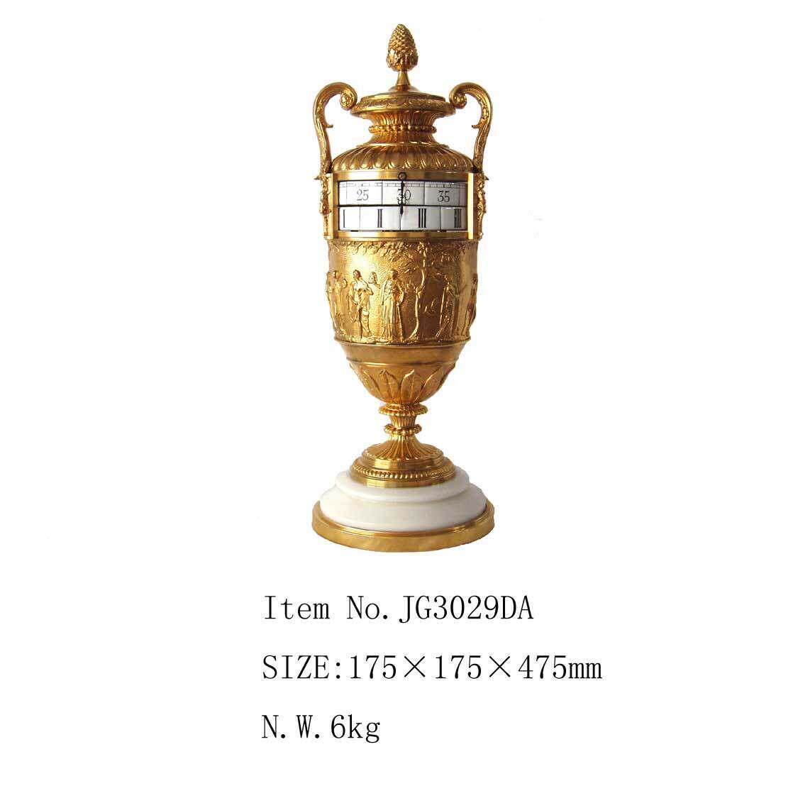 IYQ衡水古样板尚间钟表塔钟(奖杯时24K)机械座钟仿客厅创意摆设