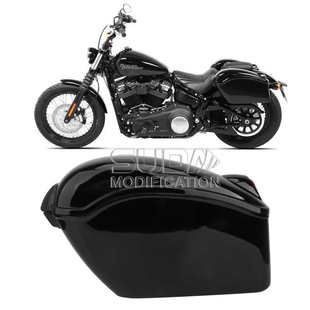 ABS摩托车侧边箱太子车踏板车带梁改装旅行箱挂电动箱通用车灯弯