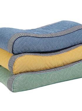 新款麦单壳异形枕DEP舒适护颈椎老人家用枕头生人荞学麦荞皮枕