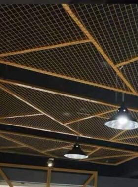 铁网格吊顶网格屏风铁隔断艺方格网钢KFM丝网加超硬网片铁室内粗