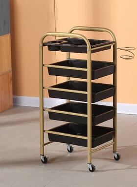 XZX美理染发工具发车美发焗油车发廊烫多推层抽屉小店推车染发移