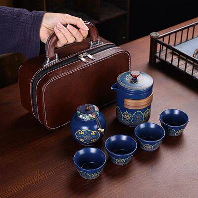 家陶瓷旅行茶具便携茶式快客43530杯户外功夫具节日商务礼品OGL厂