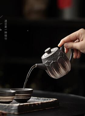 家用功茶具小办套装一壶二杯带茶夫盘茶壶茶杯74670整套简易室公