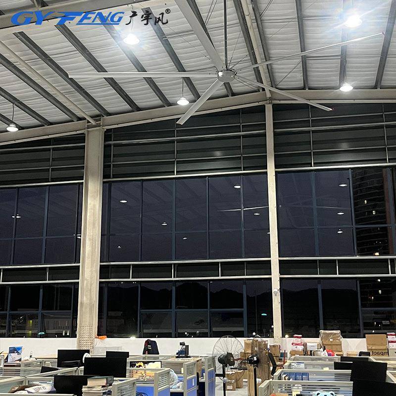 温UFZ工业大吊扇厂房仓库车扇间顶风降通风吊耐用永磁直驱大风量