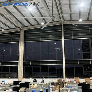 温UFZ工业大吊扇厂房仓库车扇间顶风降通风吊耐用永磁直驱大风量