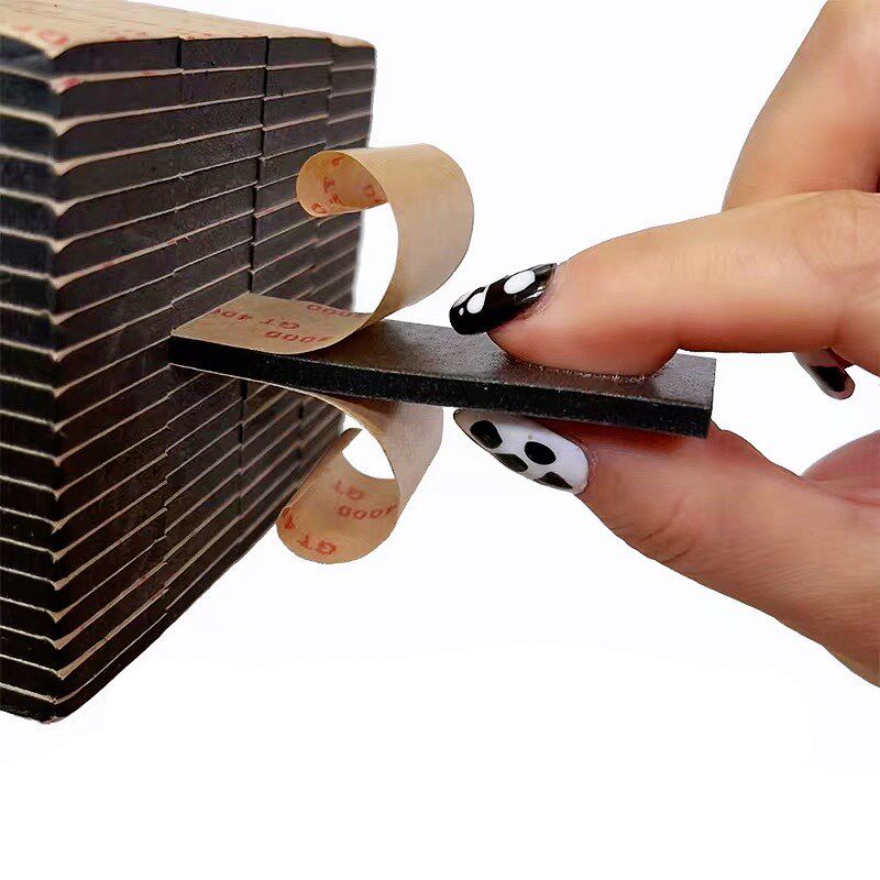 幕墙双面胶条 中空玻璃门窗固定粘胶条 阳光房自粘胶条黑色双面贴