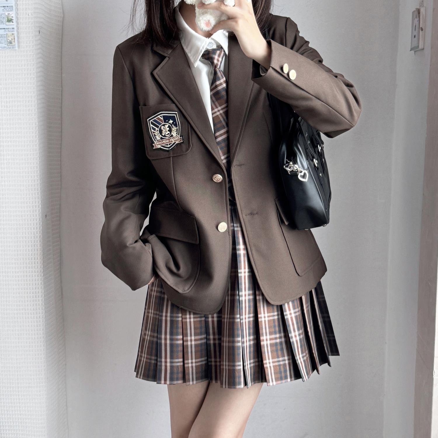 空栗鼠丸原创jk格裙【华