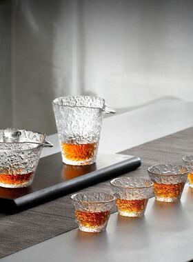 式玻璃具泡茶套装轻奢家用功日夫茶杯高碗档盖办公80484茶室泡茶