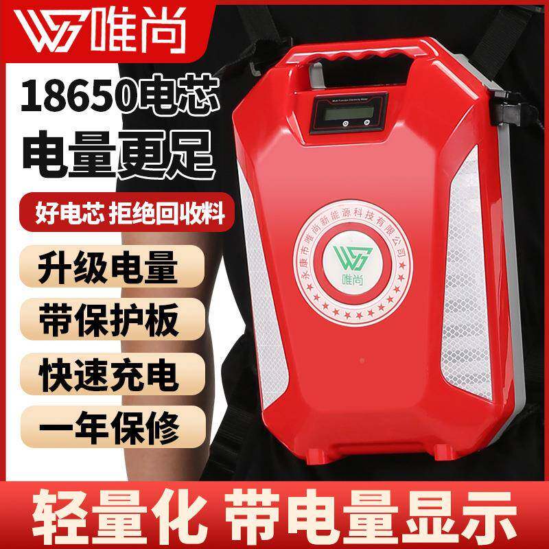 通21V背35用包锂电池用款款背负采茶割草机抽式水泵家18650电池组