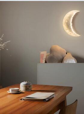 简廊约月亮造型创意壁灯氛围现代简约室头灯走卧79233玄关床墙壁