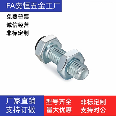 六角头带挡块螺栓TDB51-M8M10M12-L20L25L30L35L40L45L50 L60 L70