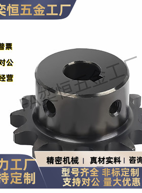 SPB/VLY01-06B3分9 11 2 3 4 5 6 7 8 9-20-40齿成品孔45钢链轮