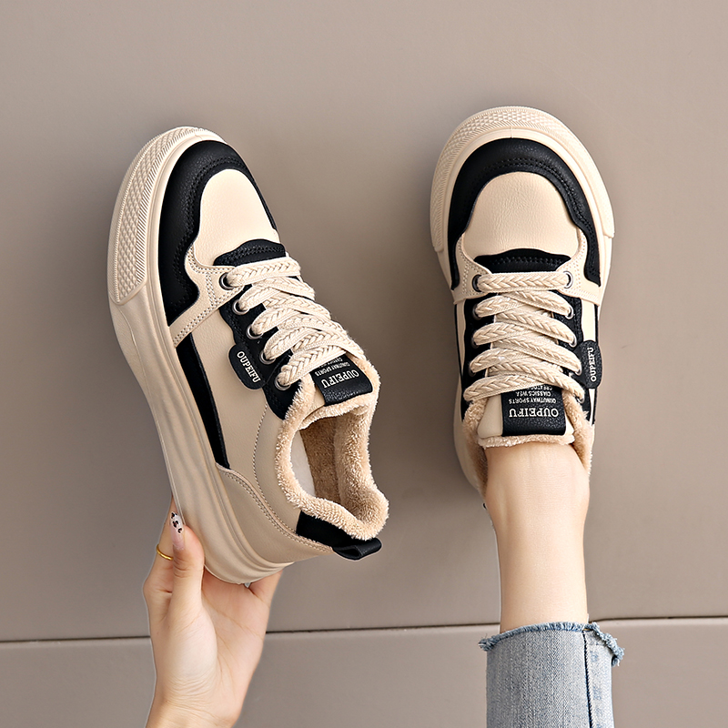 运动板鞋女2025冬季新款