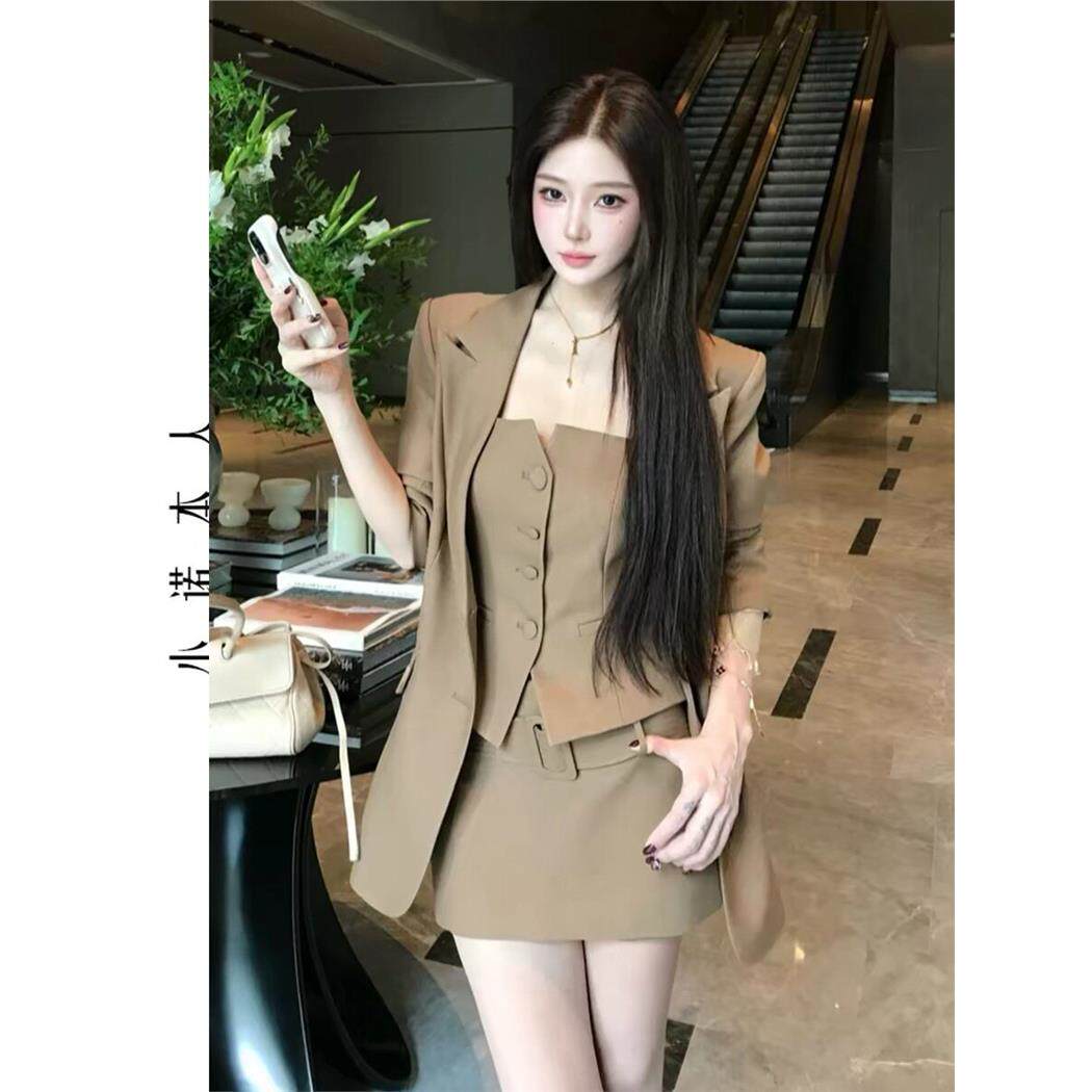 轻熟风御姐范套装女秋冬