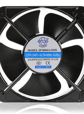 风利丰20060耐高温散热扇220V嘉38V电箱电柜0QXE高转速散热轴流风