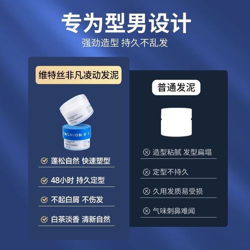 发泥男士哑光强力塑型清香自然蓬松持久造型发蜡定型发胶喷雾啫喱