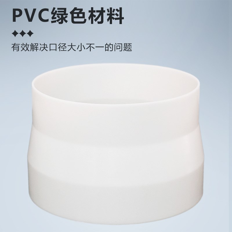 160mm穿墙风帽变径接180mm排烟软管厨房油烟机通风管道可防风防雨