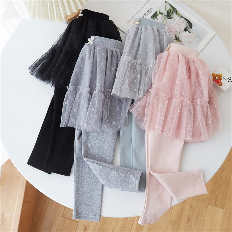 女童纯棉打底裙裤春秋款儿童假两件裤裙小女孩宝宝公主打底裤洋气,童装/婴儿装/亲子装,裤子,淘宝优惠券,粉丝福利购,淘宝优惠卷