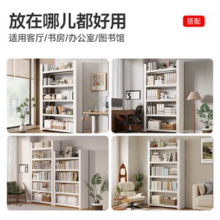 中伟书架置物架钢制书架落地儿童置物架超厚摆件家用落地多层收纳