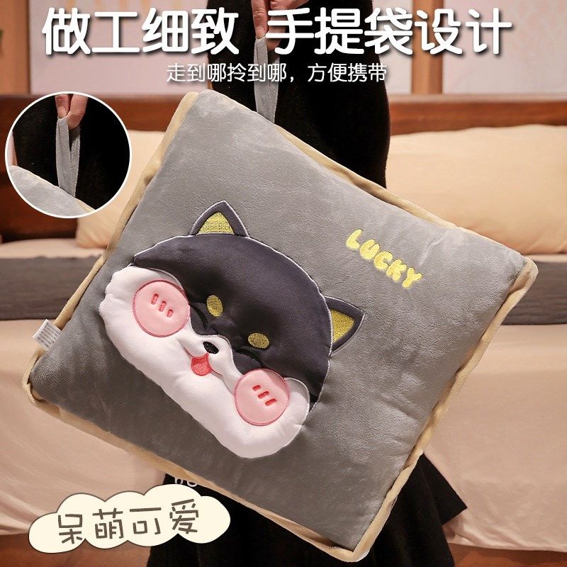 卡通汽车抱枕被子两用办公室靠垫折叠午睡枕头车载靠枕毯子二合一,居家布艺,抱枕被,淘宝优惠券,粉丝福利购,淘宝优惠卷