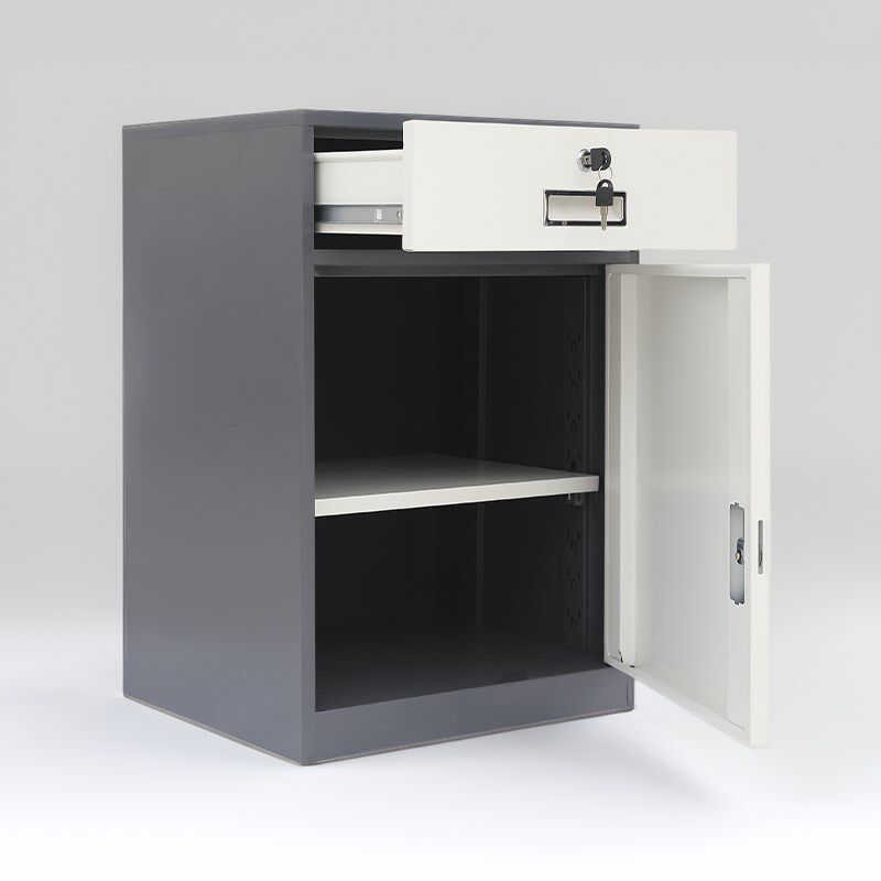 天鸥铁皮文件柜桌下密码锁矮柜抽屉柜带锁床头柜活动柜办公储物柜