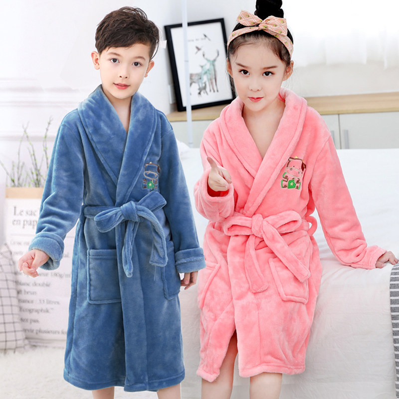 童装冬季儿童睡袍柔软男童浴袍加长加厚法兰绒女童睡衣冬装家居服,童装/婴儿装/亲子装,浴袍,淘宝优惠券,粉丝福利购,淘宝优惠卷