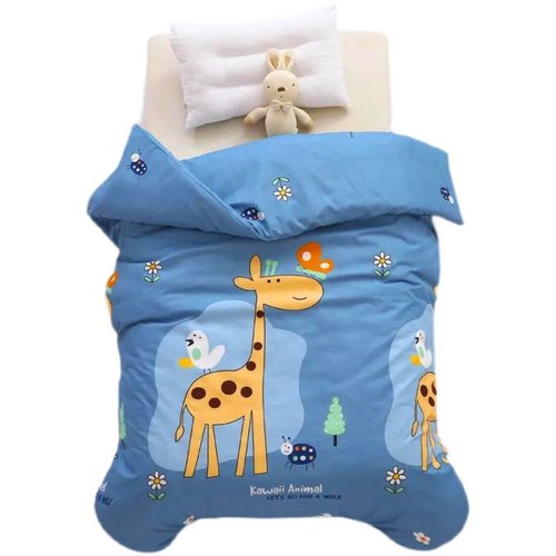 儿童被套120x150幼儿园被套单件被套罩加绒被套宝宝小被套可拆洗