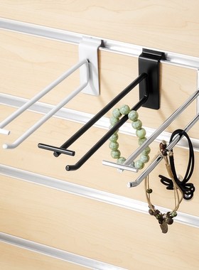 槽板挂钩槽板双线挂钩超市商场标价挂钩坑板标价签牌万用板挂钩