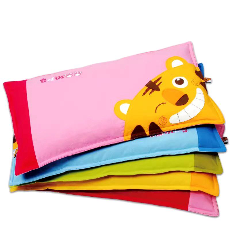 双漫塔虎荞麦枕卡通儿童枕头学生宝宝枕幼儿园1-3-6岁可拆洗棉