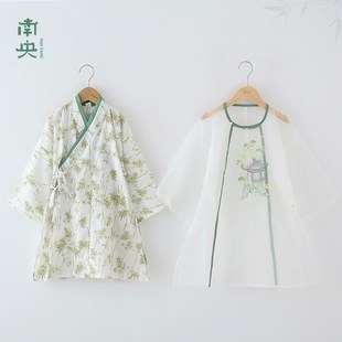 汉服男童古风春秋季男孩圆领袍儿童唐装明宋制长袍中秋节国风演出