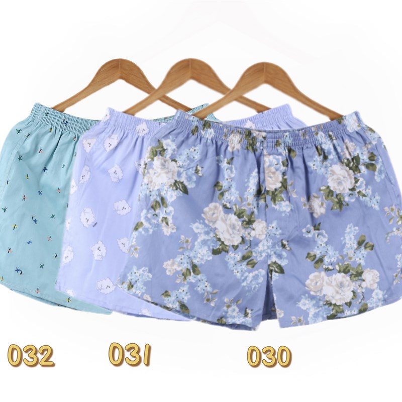 贡缎男士阿罗裤高品质内裤 棉质透气柔软平角裤 青年四角短裤睡裤