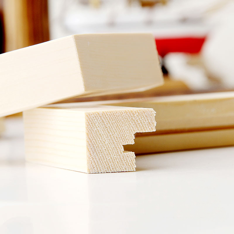 实木相框创意挂墙摆台diy儿童手工拼图1000片装裱30寸十字绣画框