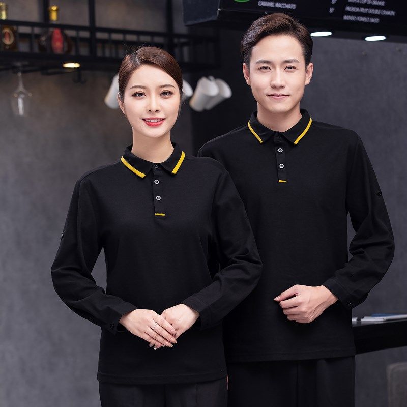 餐饮服务员工作服长袖t恤女秋冬季酒店餐厅火锅饭店超市工装定制,女装/女士精品,酒店工作制服,淘宝优惠券,粉丝福利购,淘宝优惠卷