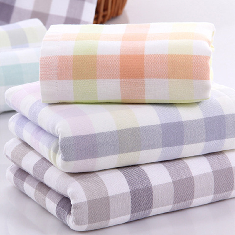 家用毛巾纯棉纱布大人用中号高级全棉吸水薄款柔软男士洗脸两条装,居家布艺,毛巾/面巾,淘宝优惠券,粉丝福利购,淘宝优惠卷