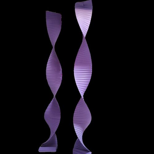 紫色瓦楞纸婚房布置卧室新房客厅装饰套装结婚商场店铺吊顶挂饰