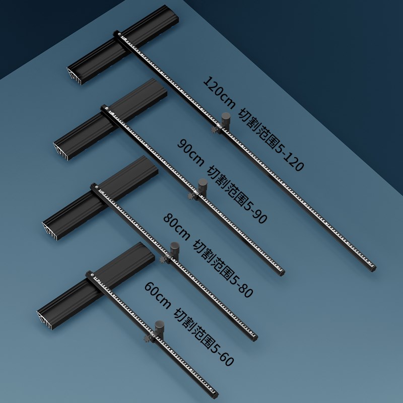 瓷砖推刀T型高精度手推4排滑轮大板岩板地板砖切割神器22mm大刀轮
