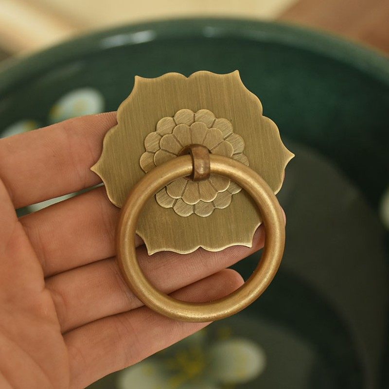 中式仿古抽屉拉手老式家具橱柜书柜衣柜门把手纯铜药柜拉环铜配件,基础建材,小拉手,淘宝优惠券,粉丝福利购,淘宝优惠卷