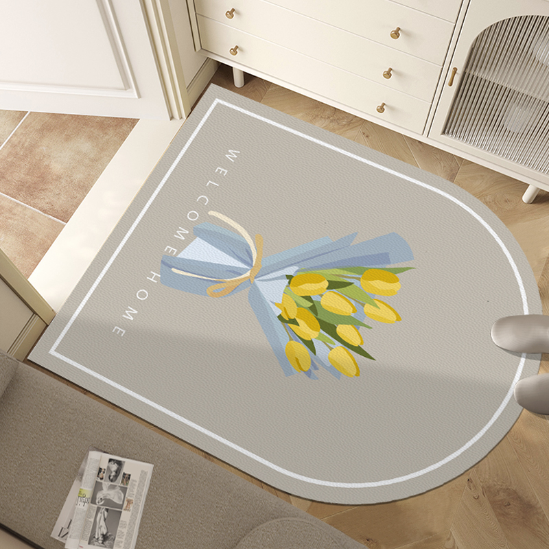 入户门地垫皮革防水防滑垫进门脚垫家用厨房门口垫子玄关阳台门垫