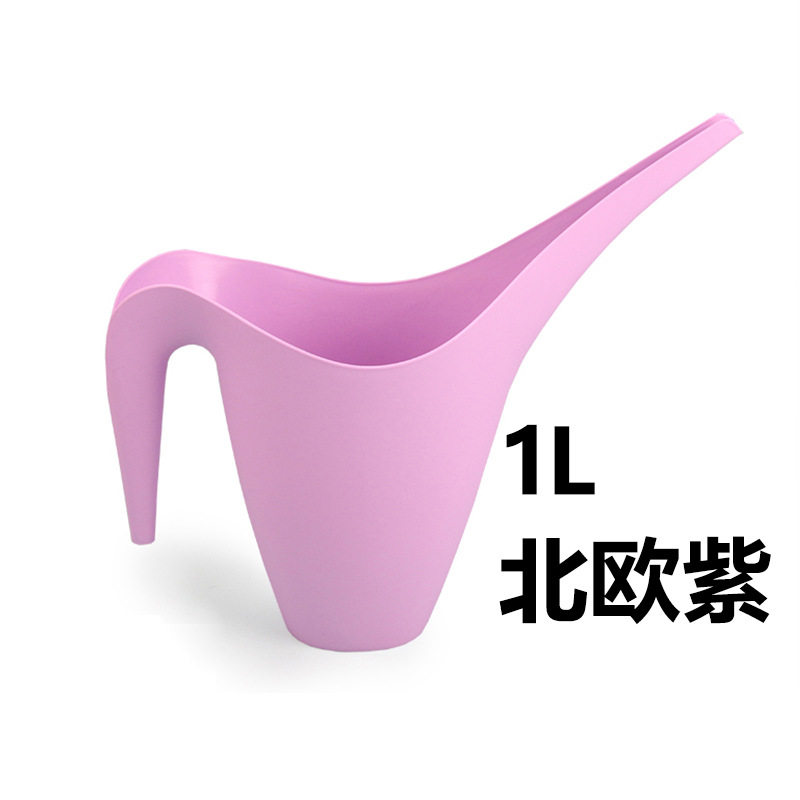 悠然小亭园艺洒水壶长嘴浇水壶种花种菜室内加厚塑料养花工具
