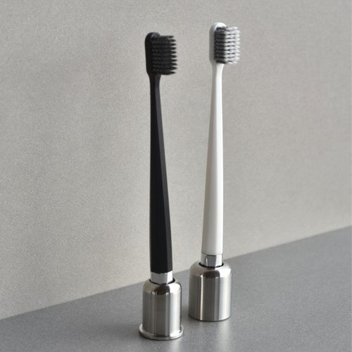 Hin简约304不锈钢牙刷座浴室卫生间电动牙刷立座牙具置物架底座