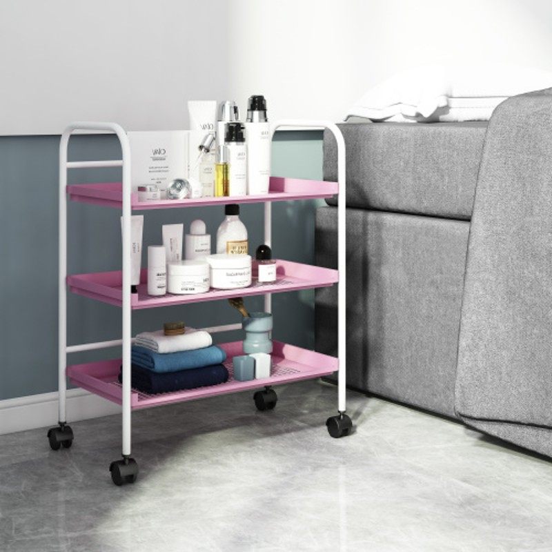 美容院专用美容手推车火罐纹绣置物架按摩工具车塑料白色三层四层