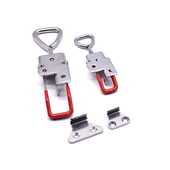 304不锈钢夹具可调搭扣压紧器锁扣锁夹箱扣配件门栓式 快速夹4001