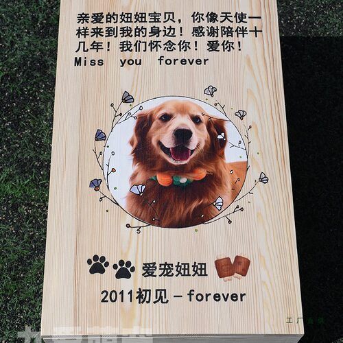 宠物棺材猫咪狗狗遗体殡葬棺木大小型犬安葬入土木箱小动物安乐窝