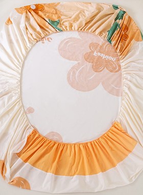 纯棉加厚床笠款单件2o022年新款全棉床罩床垫套保护罩儿童床套床