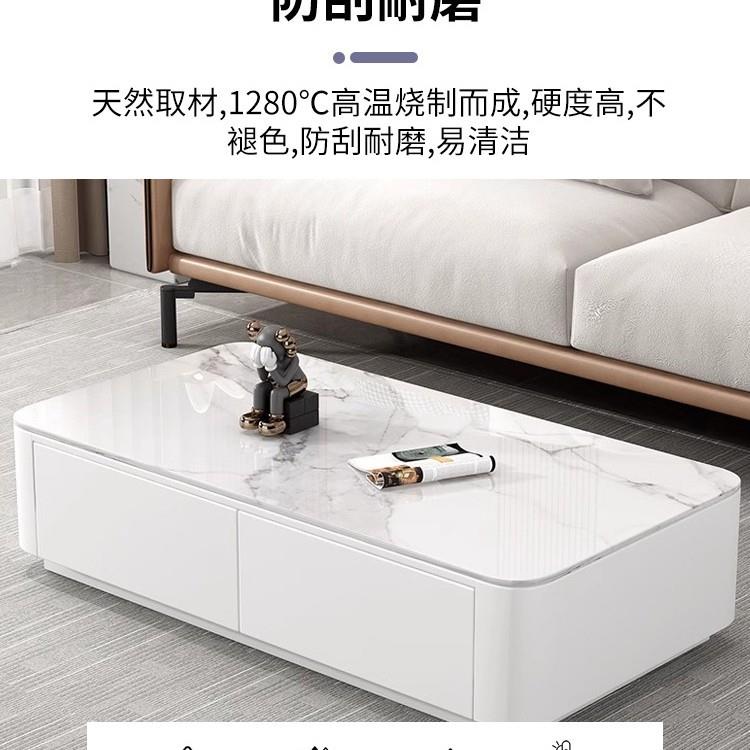 岩板视柜客电家用现简厅约21458小户型落地代式储物柜茶几电视机