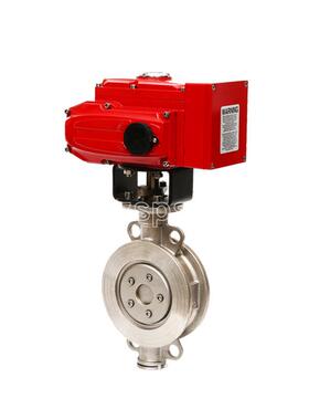 电动铸钢锈钢304316不对夹式硬密封蝶VKL0阀D973H-16P20VDN101250